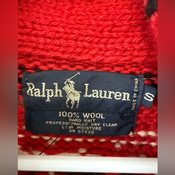 Vintage iconic POLO Ralph Lauren sweater small - Picture 2 of 6
